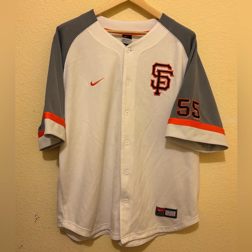 Nike San Francisco Giants #55 Tim Lincecum Jersey Size XL